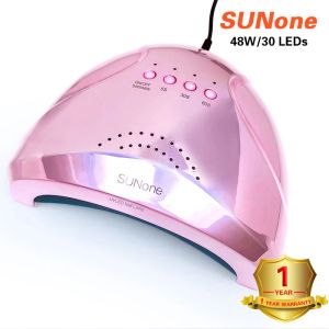 BLADE SUNONE PROFESSIONAL 48W LED UV Nagellampa Hög effekt för naglar All Gel Polish Nail Dryer Sensor Sun LED LAMP GRATIS LEVERANS