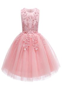 New 2021 FlowerChildren fashion breathable lace mesh dress delivery for children039s dress parties7784744