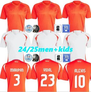 24 25 Şili Üniversitesi Futbol Formaları Fernandez Medel Erick E.Vargas M.Gonzalez 2024 2025 la U Universityidad de Chile Futbol Gömlek Erkek Çocuk Kiti