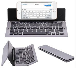 Portabla vikbar tangentbord Traval Bluetooth Foldbar trådlös knappsats för iPhone Android -telefon surfplatta iPad PC Gaming Keyboard4125131