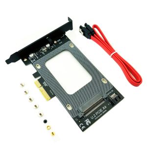 Kartlar PCIE RISER 3.0 4X - U.2 SFF8639 Adaptör PCIE U.2 SSD - PCI Express Kart Desteği U.2 SSD 2.5 