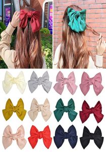 Large Knot Hairgrips Bohemian Hair Bow Ties Hair Clips For Women Girls Bowknot Hairpins Ponytail Hairs Accessories A2891778120