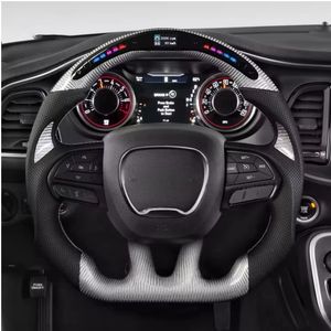 Подходит Dodge Углеродное волокно рулевого рулевого рулевого рулевого устройства Hellcat srt
