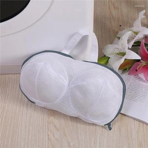 Laundry Bags Women's Bag Thicken Fine Mesh Large Capacity Double Layer Bra Underwear Care Wash Small Washing Basket