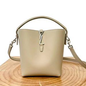 Top handle LE 37 Genuine Leather bucket Bag Luxurys handbag Purse fashion lady crossbody Designer Bag strap Womens mens Drawstring tote clutch travel Shoulder bags