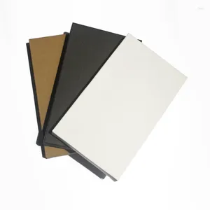 Present Wrap 20st Universal Blank Packaging Box för mobiltelefonfodral Flat Vit Black Brown Carboard Boxes