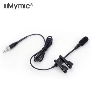 マイクは角度を調整します!! Lavalier Lapel Conscenser Microphone Metal Double Clip for Sennheiserワイヤレストランスミッター3.5mmネジジャック