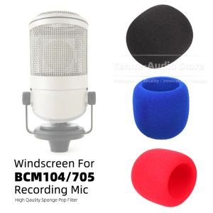 Accessories Windshield Foam Mic Windproof Cover For Neumann BCM104 BCM705 BCM 104 705 Windscreen Microphone Sponge Anti Pop Filter Screen