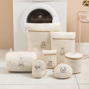 Laundry Bags Special Household Anti Deformation Embroidery Storage Bag For Washing Machines Bra Underwear