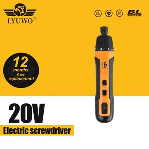 Lyuwo Mini Chave de fenda elétrica sem fio Recarregável 1300mAh Ferrilha elétrica Bit multifuncional Ferramenta de reparo de torque 240407