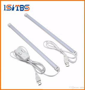 Przenośna LED USB LED Nocne Lampka DC 5V Sztywne Lampa odczytu Paski LED LEDS Tube Bulbowe Biurko Książka Work Badanie oświetlenia1496474