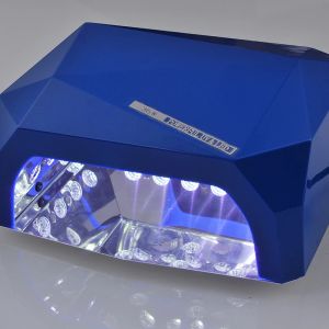 Klänningar ennke 36W UV -lampa 18st LED SUN Light Double Light Source Auto Sensor Nail Dryer för nagelgel härdar diamantform