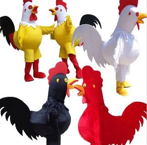 2024 Discount factory sale chicken Mascot Costume for Adult Fancy Dress Party Halloween cock Costume free shipping