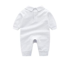 Baby Boys Rompers Designer Kids Jumpsuits Niemowlęta Bawełniane długie rękawy Romper Boy Bielizna Ubrania Spring Autumn B1943590685