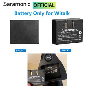 Accessori Saramonic Witalk BP Batteria ricaricabile per WITalk 1,9 GHz Condensatore Fullduplex Wireless Intercom Microfono Sistema