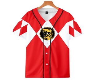 Men039s T koszule Morphin 3D Print Baseball Shirt Cool Fashion Menwomen krótkie bluza Tshirt Casual Cosplay Tshirt C7228027