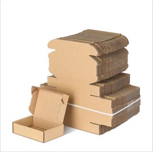 Koperty 10pcs Kraft Box Hurtowa pakiet Pakiet Karton Małe pudełko prezentowe Wysyłka Busines