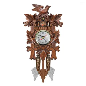 Zegary ścienne zegar kukułki ptak drewno wiszące dekoracje do domu kawiarni restauracja