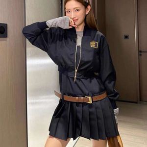 Casual Jacket Designer Jackets Women Letters Embroidery Coat Spring Fashion Zip Loose Long Sleeve Jacket Tops