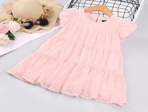 Girl039s Dresses Girls Abbigliamento estivo Abito estivo Solido Tulle Rosa Beauty Princess Kawaii Designer Party Fairy Elegant Fast Kids Costo7587727