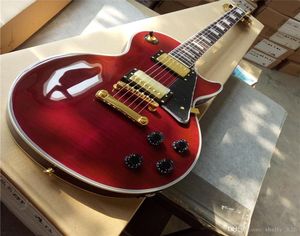 I Stock Red Tiger Electric Guitar dedikerad för prestanda som en födelsedagspresent gitarr4716014