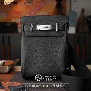 Bolsas de designer Bolsa de ombro HAC A DOS personalizado ombro de homens pequenos material conjunto artesanal DIY Produto semi -acabado feito por si mesmo Tenha logotipo