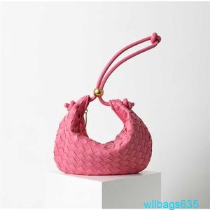 Сумки сумки Bottegvvenet Turn Suckbags Woven Bag 2024 Новый золотой шарик подлинный пакет с раковиной облачный мешок для пельчи