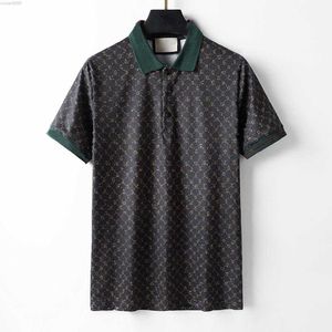 Designer de luxo masculina camisetas camisetas de polos de póas de t-shirt de manga curta nova camisa polop de alta qualidade no atacado
