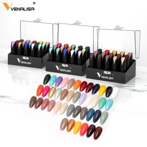 Gel venalisa 15ml Nagel Gel Politur Set High Classic Acryl Box Einweichen Sie UV LED -Gel für Nagel Salon Seidenmattes Deckschicht Geschenk Kit