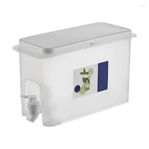 Garrafas de água 3.6L de grande capacidade Dispensadores de bebidas de geladeira recipiente de bebida com tampa da torneira para geladeiras