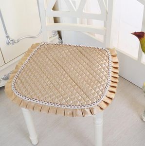 Estilo europeu Luxúria Cadeira de jantar de luxo Cadeira de almofada de almofada Tapete de almofada com bordado de renda Verão Fino Caso decorativo Decorativo6687976