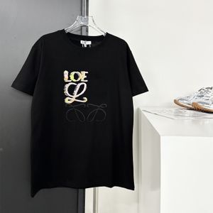 Luxus T-Shirts Designerin für Männer T-Shirt Damen Hemden Kurzärmele modische schwarze Sommermann-T-Shom-Kleidung Stickerei Drucken hochwertiger EU /US Size S-XL