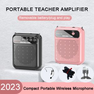 Microfoni 2023 Nuovo portatile K13 Cuffia cablata Microfono Professional Headwear Mic 30m Gamma per insegnare altoparlanti in fase di amplificatore vocale