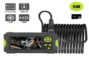 1080p HD 43039039 ЖК -экраны водонепроницаемый осмотр промышленного эндоскопа 157197 дюйма фокальной камеры расстояния змеи с 8 A6218853
