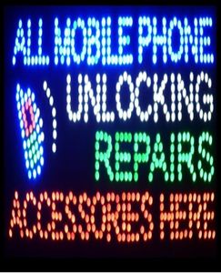 15 5 x27 5 indoor ultra bright flashing repairs all mobile phone unlocking accessories business shop sign of led9637700