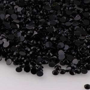 Kits preto 10000pcs 2mm/3mm/4mm/5mm resina redonda strass chapéu