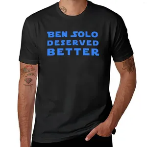 Men's Polos BEN DESERVED BETTER T-Shirt Hippie Clothes Oversized Mens Vintage T Shirts