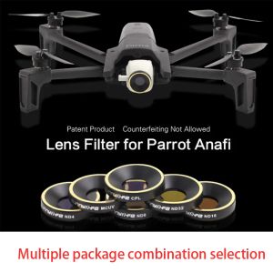 Tillbehör Nytt filter för papegoja Anafi Drone Camera Lens Filters UV CPL ND4 ND8 ND16 ND32 Filter Kit för Parrot Anafi Drone