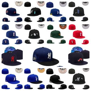 wholesale Fitted hats Snapbacks hat Adjustable baskball Caps All Team Logo fashionCotton red black Outdoor Sports Embroidery unisex flat Closed flex size 7-8