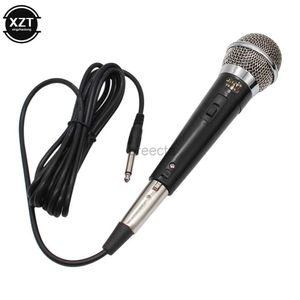 Microfones Microfone de karaokê Microfone de mão Handheld Microfone dinâmico Clear Voice Mic para Karaokê Parte Vocal Music Performance Hot G 240408