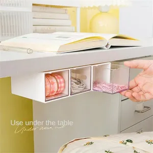 Storage Boxes Small Articles Rack Bathroom Makeup Cotton Hair Circle Powder Puff Box Case Plastic