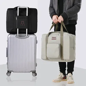 Storage Bags Travel Bag Large Capacity Oxford Home Moving Folding Thicken Waterproof Clothes Luggage Organizer