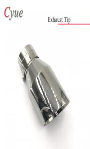 1 Peça de qualidade superior 304 silenciador de aço inoxidável tubo de escape universal para BMW Honda Audi VW Acessórios de carro5524838