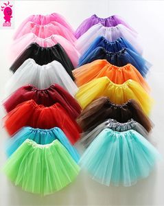 17 cores Top Candy Color Crianças Tutus Salia Vestidos de dança Salia Tutu Salia de balé 3 Layers Crianças Roupas Shippi6886315