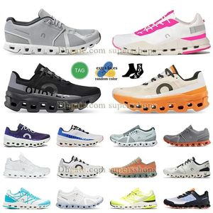 Low Top Cloud Cloud Pink Run Shoes Grátis Ship Sneaker para homens mulheres nuvem Nova Monster 5 x3 surfista Roger Swift Hot Pink e Branco Preto Cinzento Cinzento Purple Runner Trainers