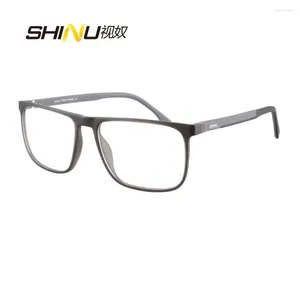 Sunglasses Men's Multifocal Progressive Reading Glasses TR90 Frame Diopter Eyewear Presbyopic Eyeglasses Can See Near Far Spectacles Custom