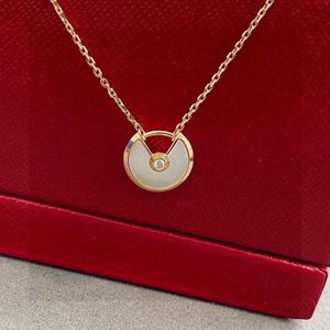 Fashion Designer Mini Amulet Necklace Amulette De Exquisite Lucky Lock Pendant Necklaces For Womens Jewelry Valentines Day Gift Women Necklaces