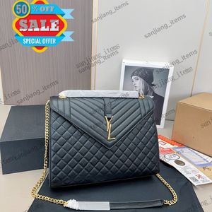 デザイナーチェーンバッグIcare Maxi Tote Luxury Handbags Y5L Women's Fashion Woc Cross Leather Envelopeメッセンジャーブラックカルフスキンクラシックキルフホーボーパースクラッチ