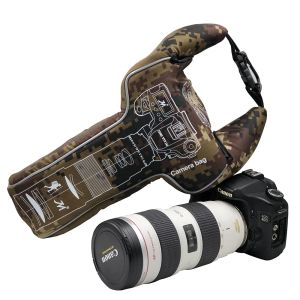 Kamery DSLR Camera Worka woreczka dla Canon Nikon z 70200 mm 70300 mm EF 28300 80400 100400 Ochronne miejsce do przechowywania