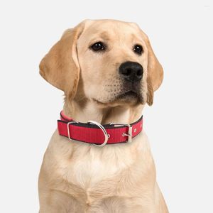 Collari per cani Collar in nylon - tessuto naturale durevole reversibile si adatta ai cani da piccolo a medio
